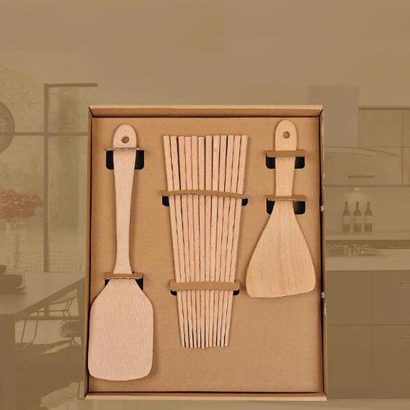家居用品厨房用具套装木铲小米铲筷子