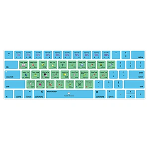 tpu film Keyboard Film for adobe Photo shop PS Shortcut Skin laptop keyboard for Mac book Pro 13
