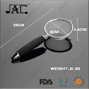 Popular Kitchen Tools Stainless Steel Mesh Strainer