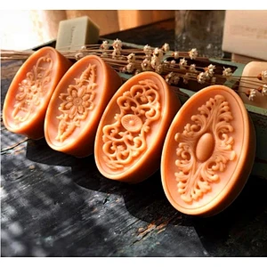 silicone soap molds 3D Flower Soap Mold DIY Handmade silicone Molds Candle Moulds przy