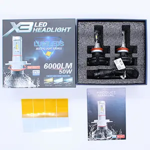 High Power Auto Carh11 x3 Led Headlight Bulb