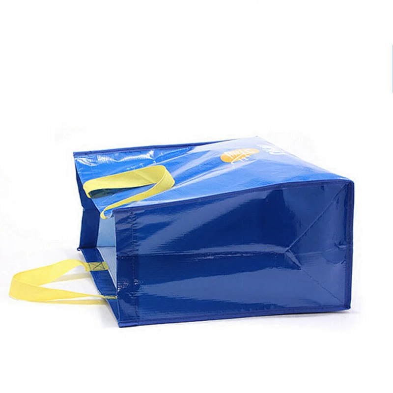 Christmas promotion customized laminated pp woven shopping bag