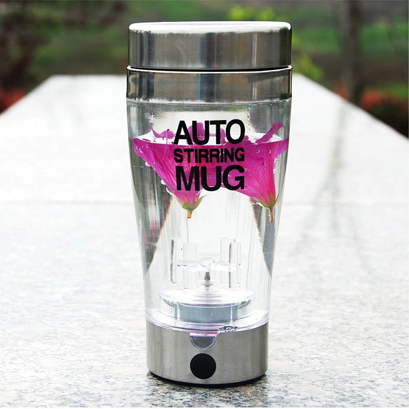 Stainless Steel Self Stirring Auto Coffee Mugs Automatic Electric Mixing Car Cup Double Layer Shaker Bottle