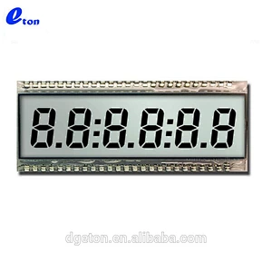 Custom 6 digit 3 inch LCD panel Transparent LCD repair machine Fuel dispenser lcd display