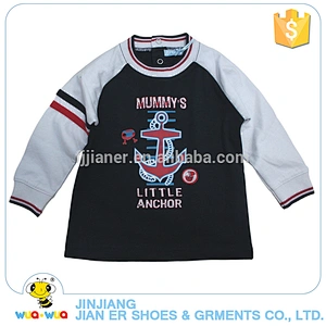 Long sleeve casual style baby boy knitted pullover
