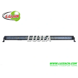 New 4D 51inch 500W Curved led light bar with 4 color PC cover, 5W led chips 4X4 off road LED light bar for Jeep wrangler