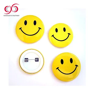 Promotion high quality smile logo badge 7 custom badges animal badges for kids
