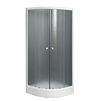 6mm Tempered Glass Sliding Shower Enclosure Mini Simple Shower