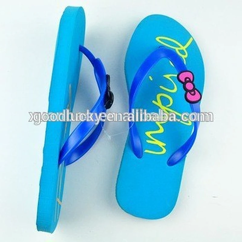 Guangdong wholesale fashion EVA slippers beach flip-flops