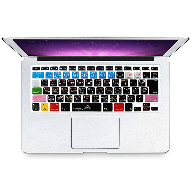 Ali baba Online Shopping Anti Dust laptop Protector Film for Macbook Silicone Keyboard Skin Logic Pro X Keyboard Cover shortcut
