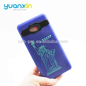 10000mAh gray gold Material Plastic Color red blue Power Bank