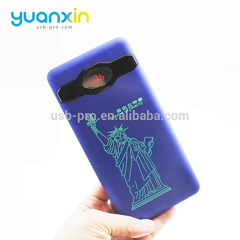 10000mAh gray gold Material Plastic Color red blue Power Bank