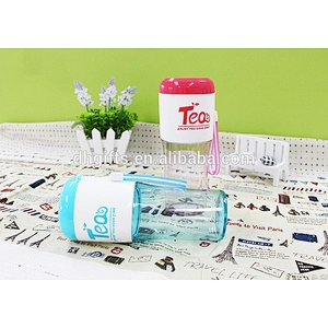 2018 New Product Cheap Plastic Water Cup Colorful Drinking Water Bottle