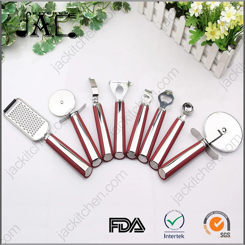 Flexible Safety Stainless Steel Swivel Garlic Peeler