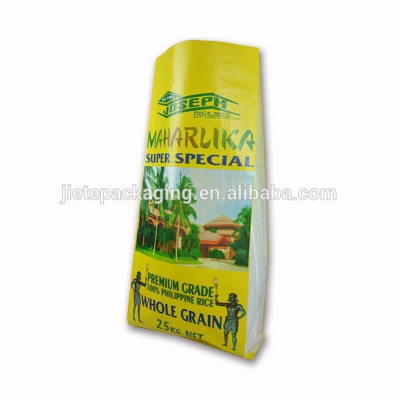 Video, High quality 100% virgin plastic material pp woven sack bags with color printing for packing hybrid rice seed 25kg