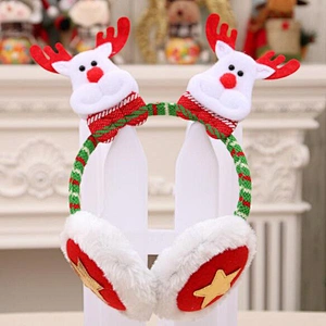2018 Factory Stock New Product Christmas Headband Deer Reindeer Antlers Christmas Ear Sleeve Christmas Party Decor Head Hoop