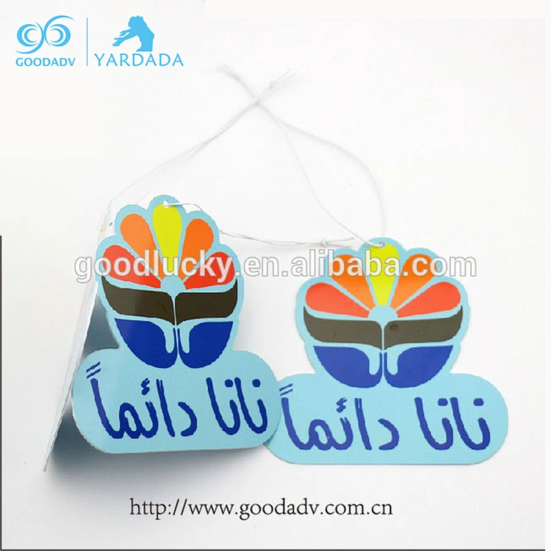 promotional customized design car air freshener ,paper air freshener