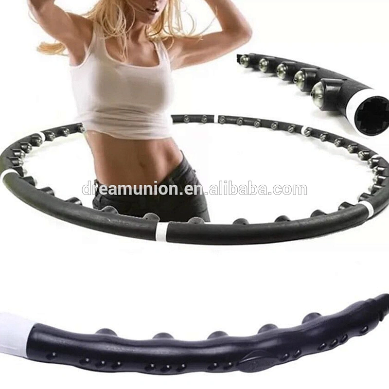 Weighted Magnetic Hula Hoop Professional Fitness Exercise Massager