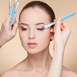 7pcs small professional makeup Brushes set for Foundation Concealer Lip Eyebrow Eyeline Eye shadow Cosmetics