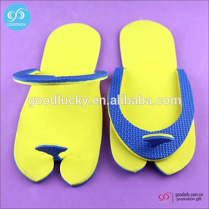 Disposable hotel slippers foldable eva materials home indoor slipper