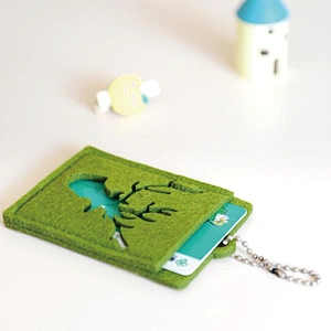 creative in stock credit card holder mini phone card holder fashionable card holder wallet for promotion