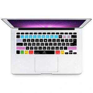 Waterproof Shortcuts Skin silicone keyboard skin Hotkeys keyboard protector for macbook pro 2016