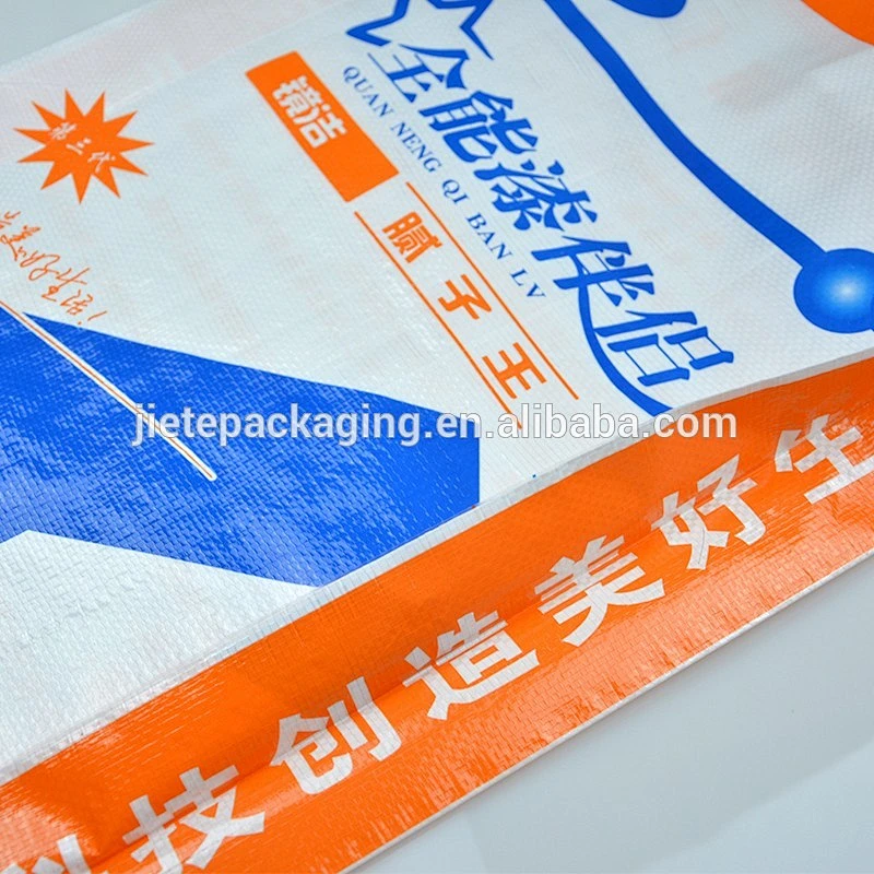 custom color printed interior wall putty powder, portland cement, paint pp woven valve bags 20kg 40kg