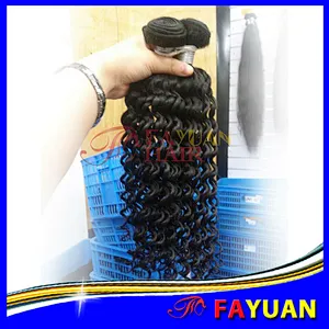 Beautiful style top grade unprocessed human hair Tight wavy yaki pattern