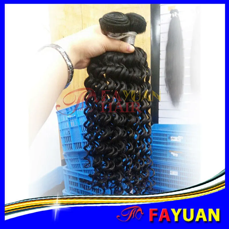 Beautiful style top grade unprocessed human hair Tight wavy yaki pattern
