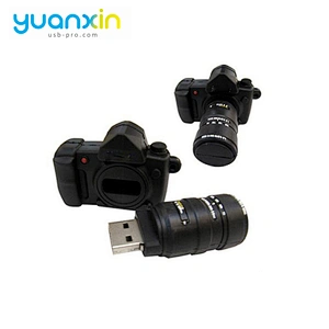 Large quantity plastic camera shape 1gb 8gb 16gb 32gb 64gb usb flash drive import
