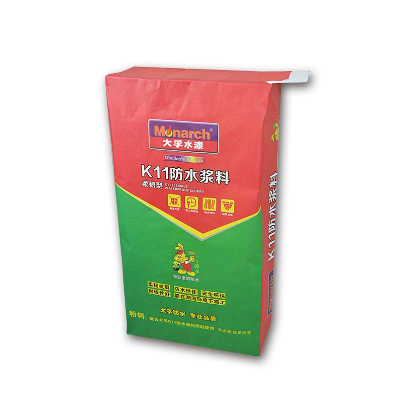20kg, 25kg, 50kg Hot Sale Kraft Paper Cement Bag Valve Bag