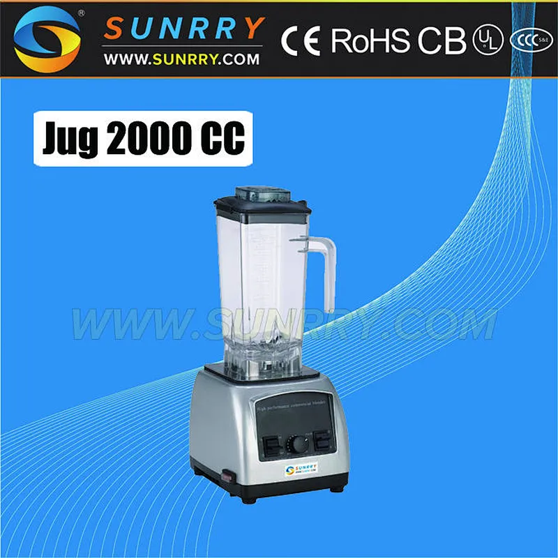 Electric blender motor 1500W electric vegetable chopper blender jug capc.2000CC mini electric blender for CE (SY-BL15H SUNRRY)
