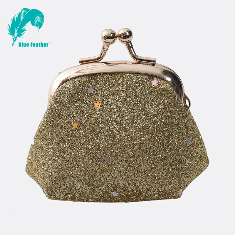 Glitter small jewellery storage coin purse fashion style