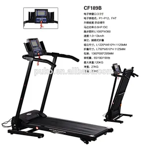 Gym equipment folding mini fitness treadmill with LCD