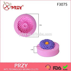 F3075 PRZY Resin flower tools DIY chocolate fondant cake decoration soft pottery clay baked epoxy silicone mold