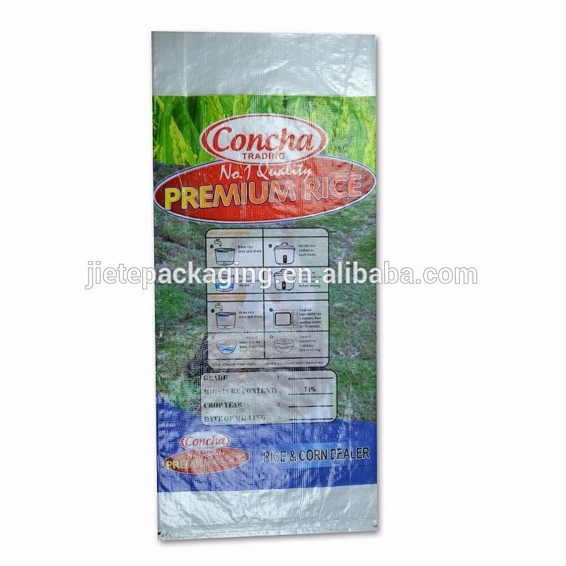 Brand new natural healthy rice/corn recyclable pp woven bag