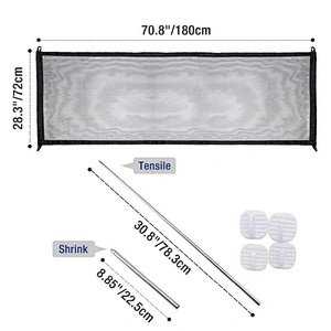 New Mesh Magic Pet Dog Gate Safe Guard And Install Anywhere Pet Safety Enclosure