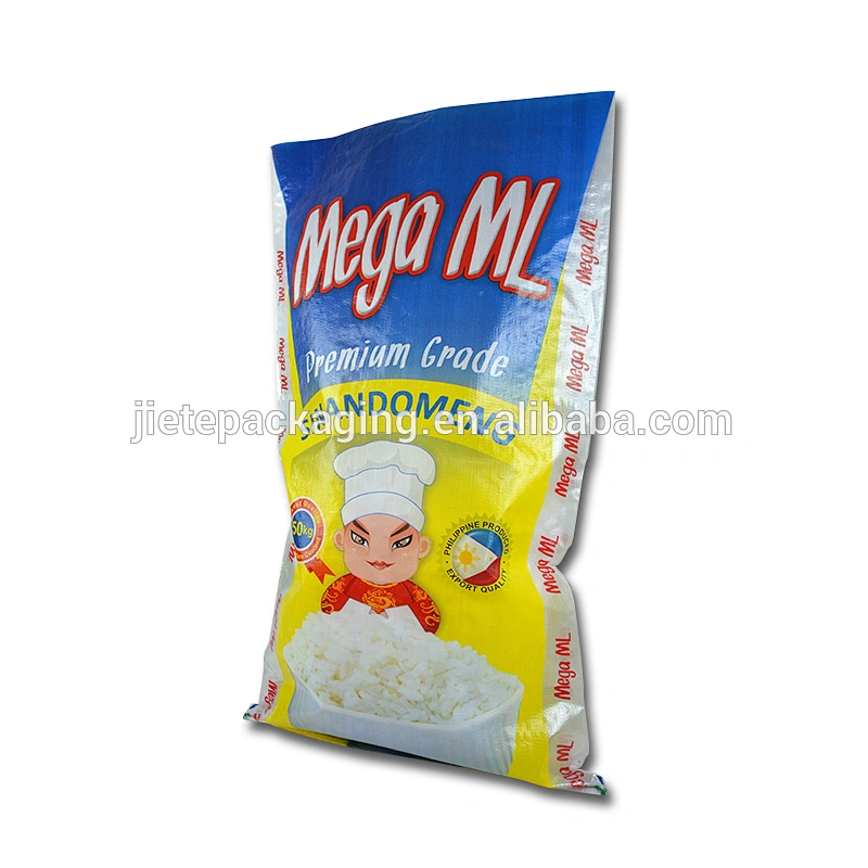 China pp woven bag 50kgs for packing flour, rice, wheat, corn, grain