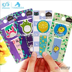 Factory professional custom notebook magnetic book mark