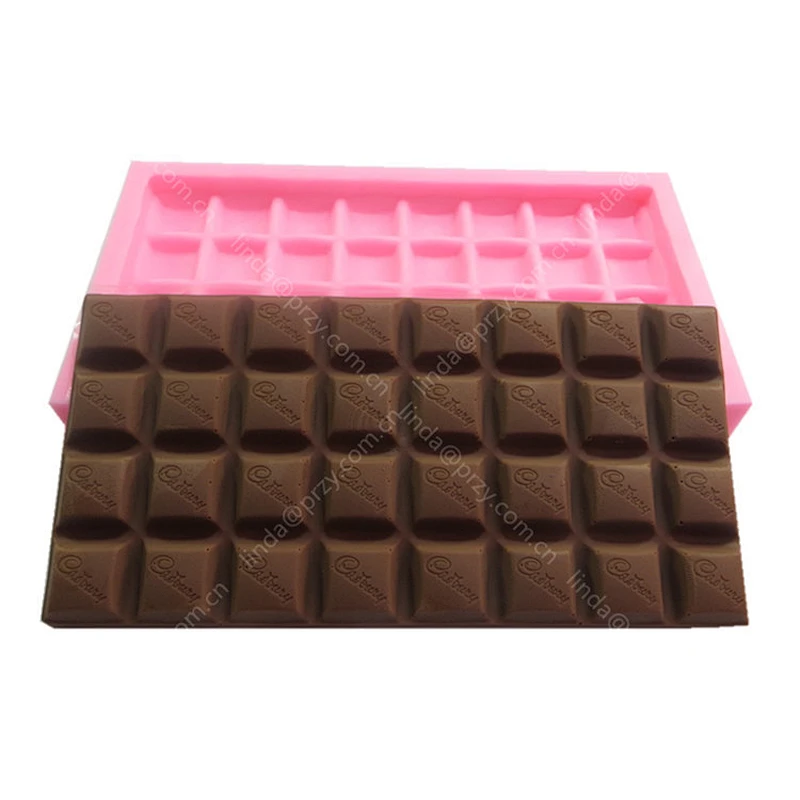 Chocolate Fondant mold 32cavities square fondant Cake baking Silicone molds Ice Mould