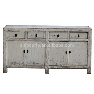 wholesale antique furniture china rustic shabby chic kitchen cabinet