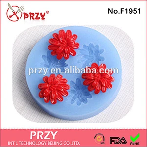 F1951 hotsale flower shape fondant cake decorating modeling tools