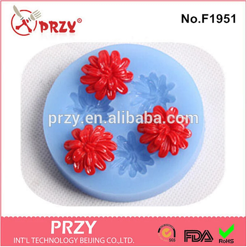 F1951 hotsale flower shape fondant cake decorating modeling tools
