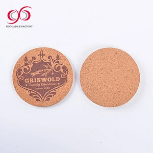Best Selling custom screen printed blank cork car coaster sublimation printing