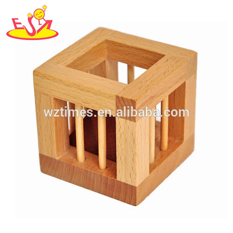 Wholesale hottest sale wooden interlocking toy for children's training W11C039