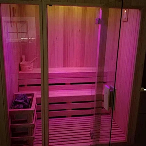 One Person Mobile Finland wood  Infrared steam sauna room