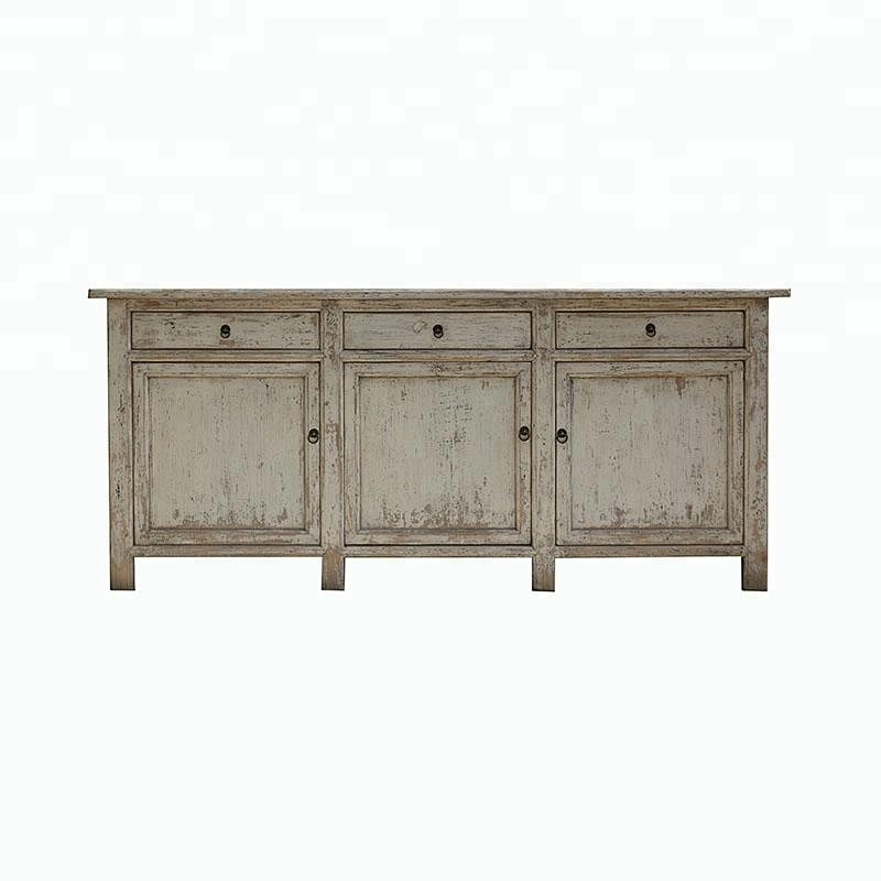 beijing chinese antique distressed rustic lobby sideboard furniture
