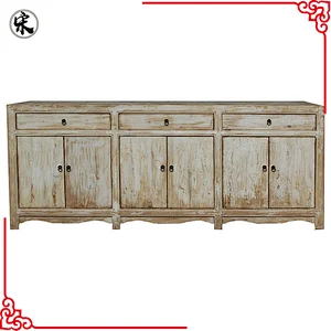 wholesale rustic reclaimed solid wood pine old furniture
