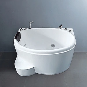 Guangzhou Sanitary Ware Manufacturer Whirlpool Round Outdoor Spa Bathtub Acrylic