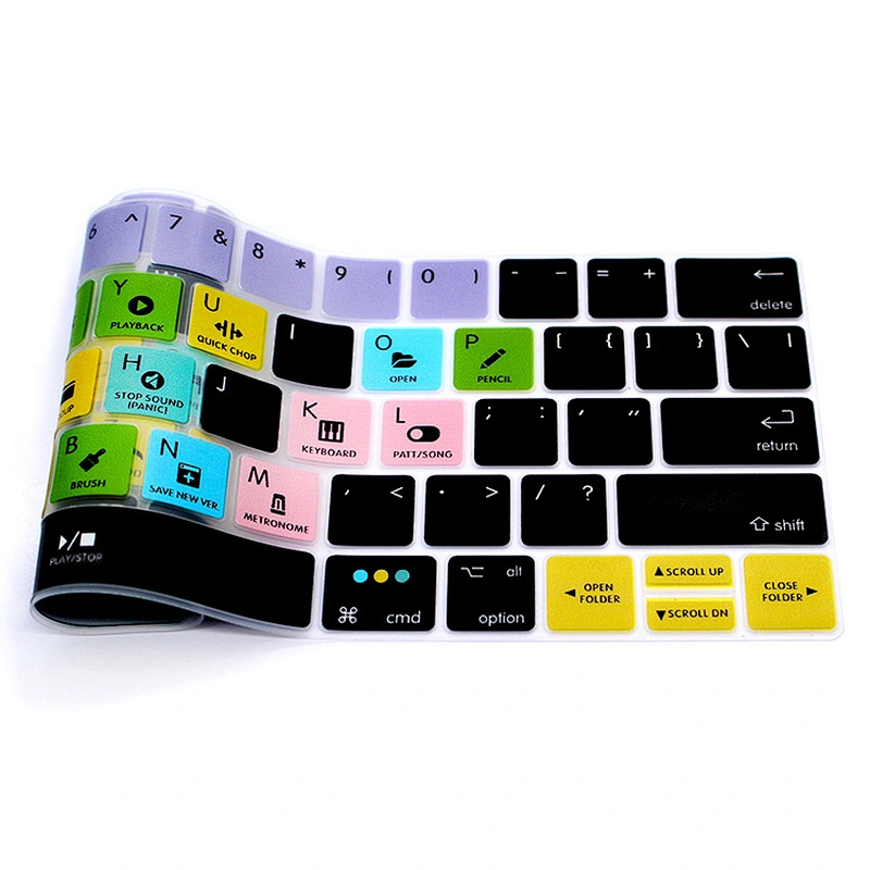 fl studio keyboard shortcut keys Silicone Keyboard Protector For Mac Touch Bar Functional Fruity Loops Hot Key Keyboard Skin